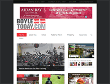 Tablet Screenshot of boyletoday.com